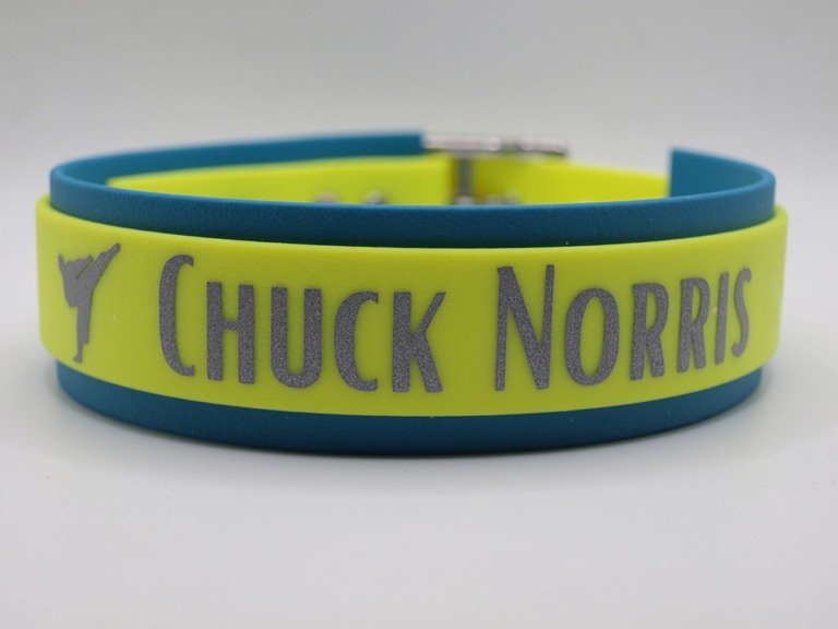 Biothane Halsband mit Wunschaufdruck