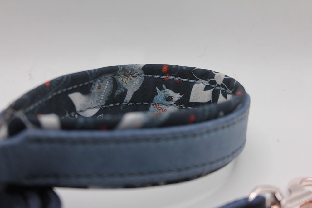 Fettleder Leine 'Colorcore'