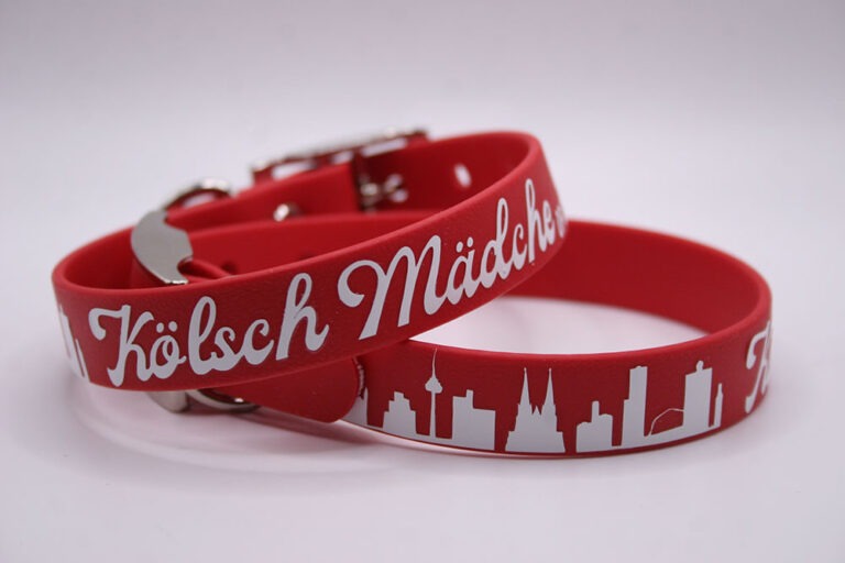 Biothane®-Halsband 'Kölsch Mädche op Jöck'