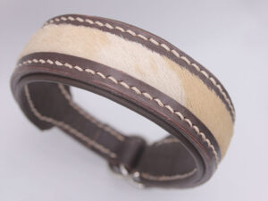 Premiumleder-Halsband 'Silken Ivory'