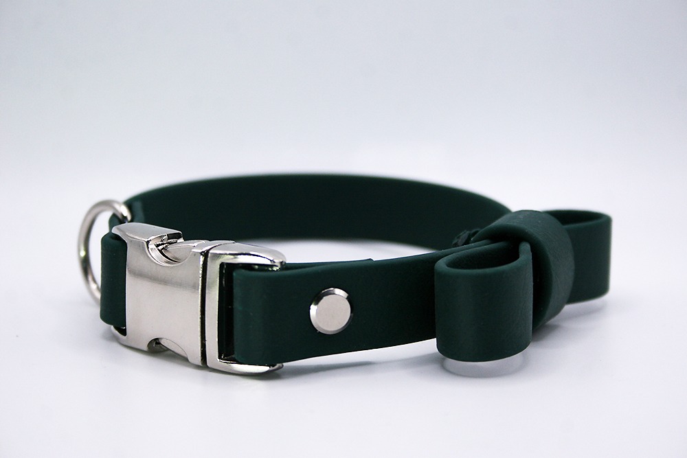 Biothane®-Halsband 'Tigerlily Pure' – mit Schleife