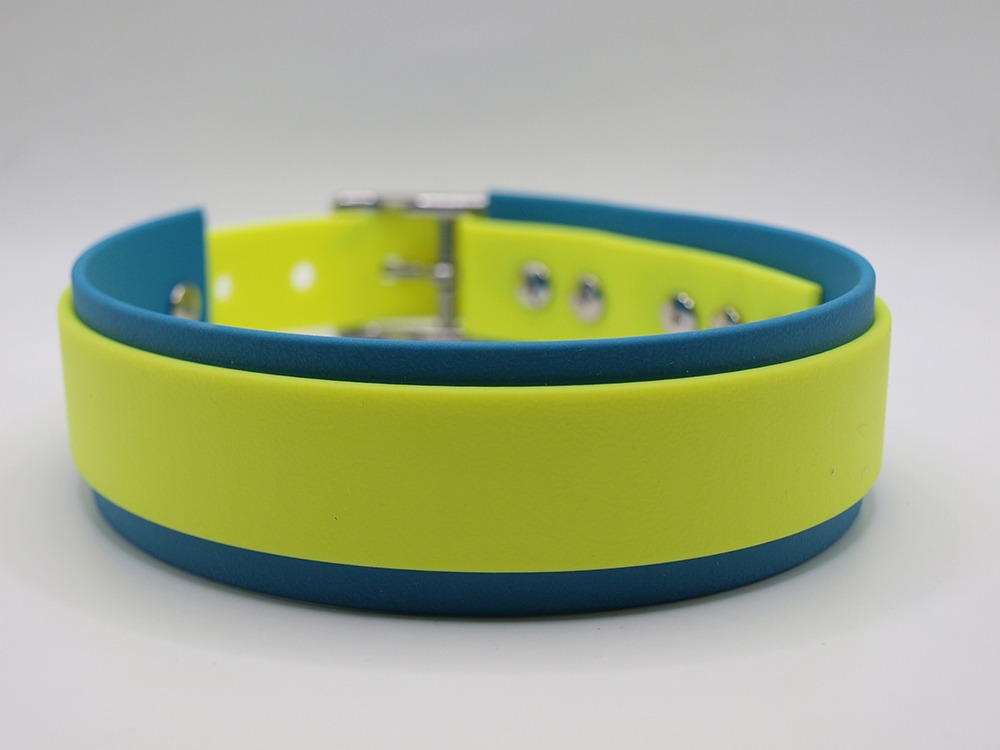 Biothane®-Halsband 'Hidden Hue' – Zweifarbig, mit Unterlegung
