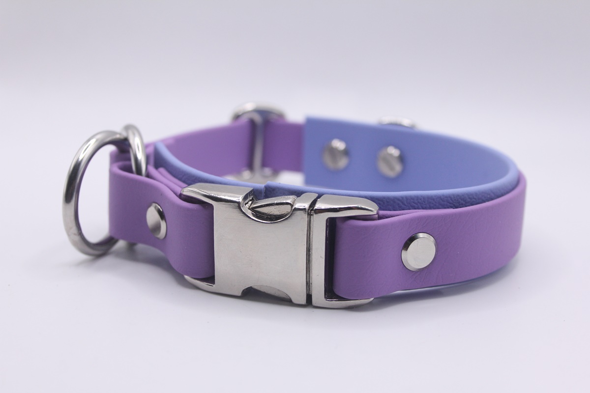 Biothane®-Halsband ‚Snapstop‘ – Zugstopp mit Steckschnalle – für sensible Hunde & leichtes Anlegen1