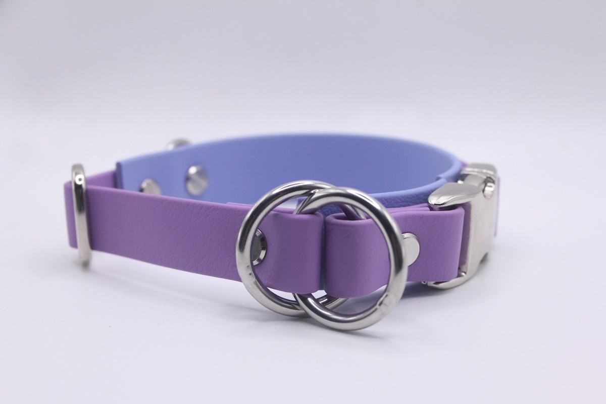 Biothane®-Halsband 'Snapstop' – Zugstopp mit Steckschnalle – für sensible Hunde & leichtes Anlegen