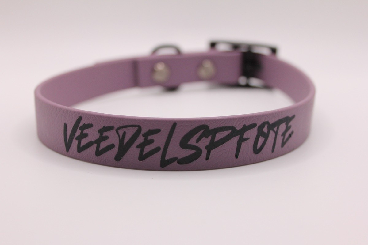 Biothane®-Halsband 'Veedelspfote' – für Köterköpp mit Herz fürs Viertel