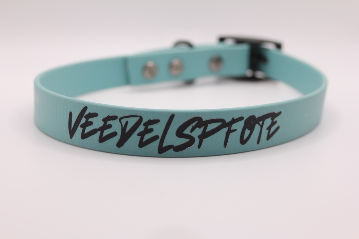 Biothane®-Halsband 'Veedelspfote' – für Köterköpp mit Herz fürs Viertel