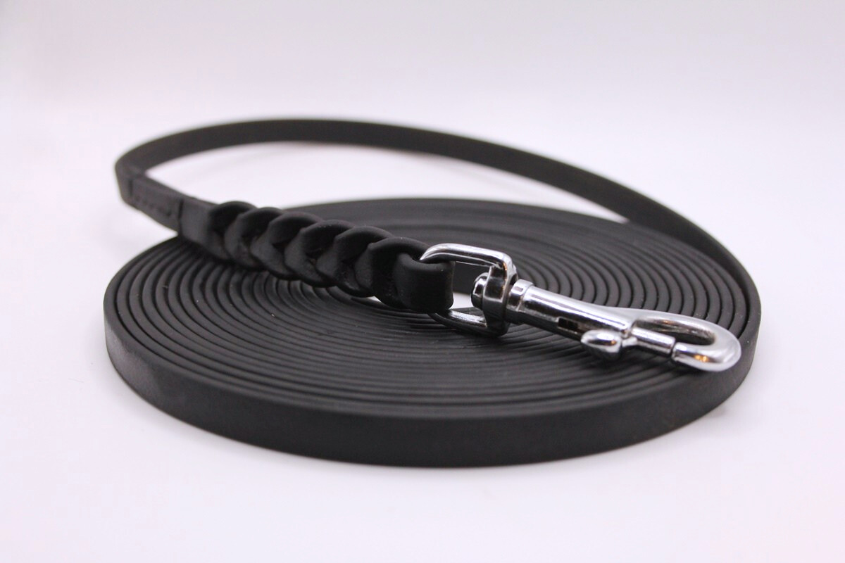 Biothane® Schleppleine 'Trailbraid' – geflochten am Karabiner, robust & pflegeleicht