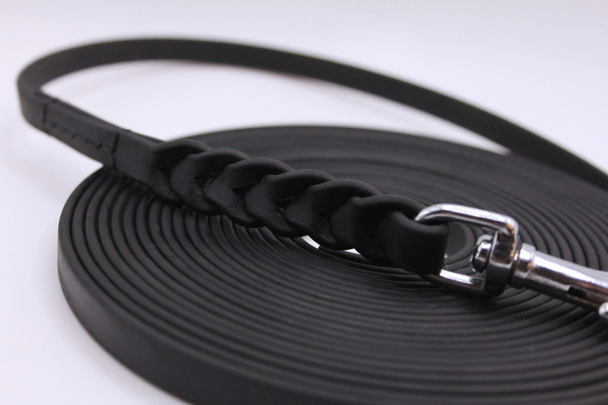 Biothane® Schleppleine 'Trailbraid' – geflochten am Karabiner, robust & pflegeleicht
