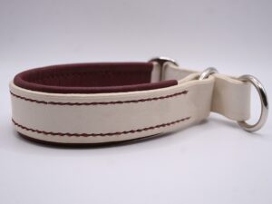 Fettleder-Halsband ‚Softhold‘ – mit Nappaleder unterlegt – weich, griffig & handgefertigt1