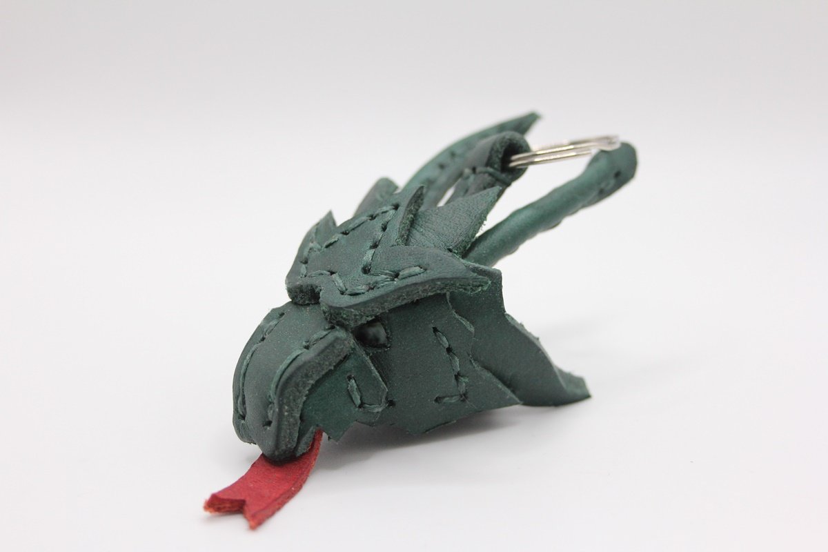 Schlüsselanhänger 'Drachenkopf' – kleiner Wächter für deine Schlüssel