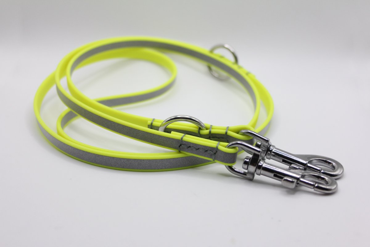 Biothane® Leine 'Blinkkies Mini' – verstellbar, reflektierend, wasserfest